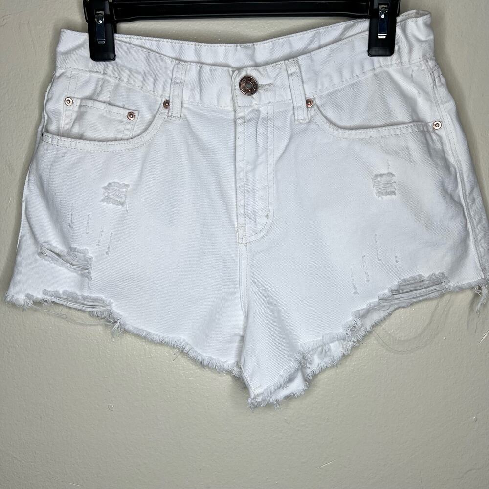 Urban Outfitters BDG Girlfriend Jean Shorts 29 High Rise Distressed Cutoff Denim
